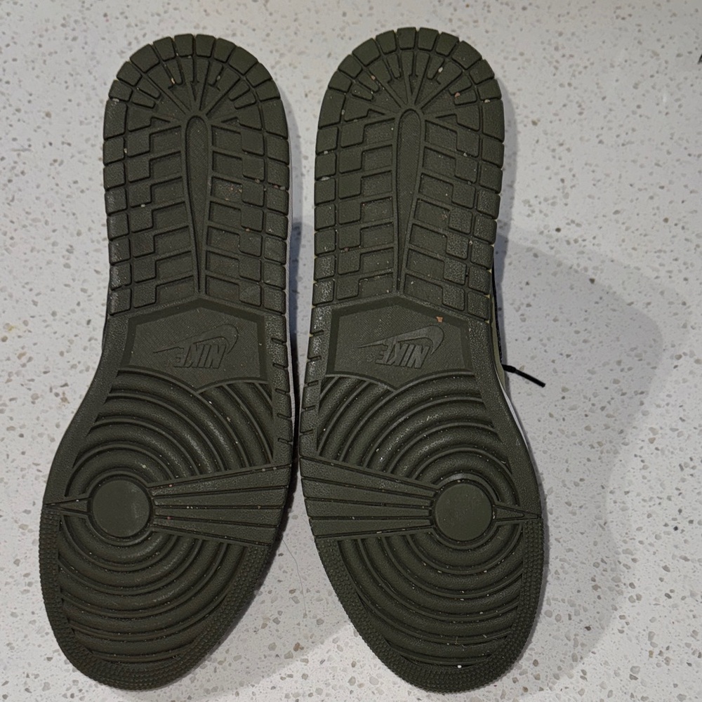 Jordan 1 Mid Olive Canvas - Picture 3 of 7